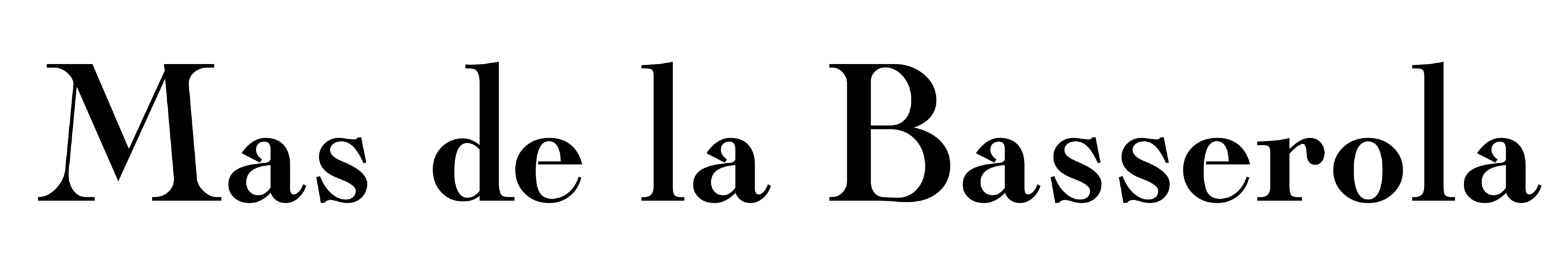 Logo Mas de la Basserola Negre